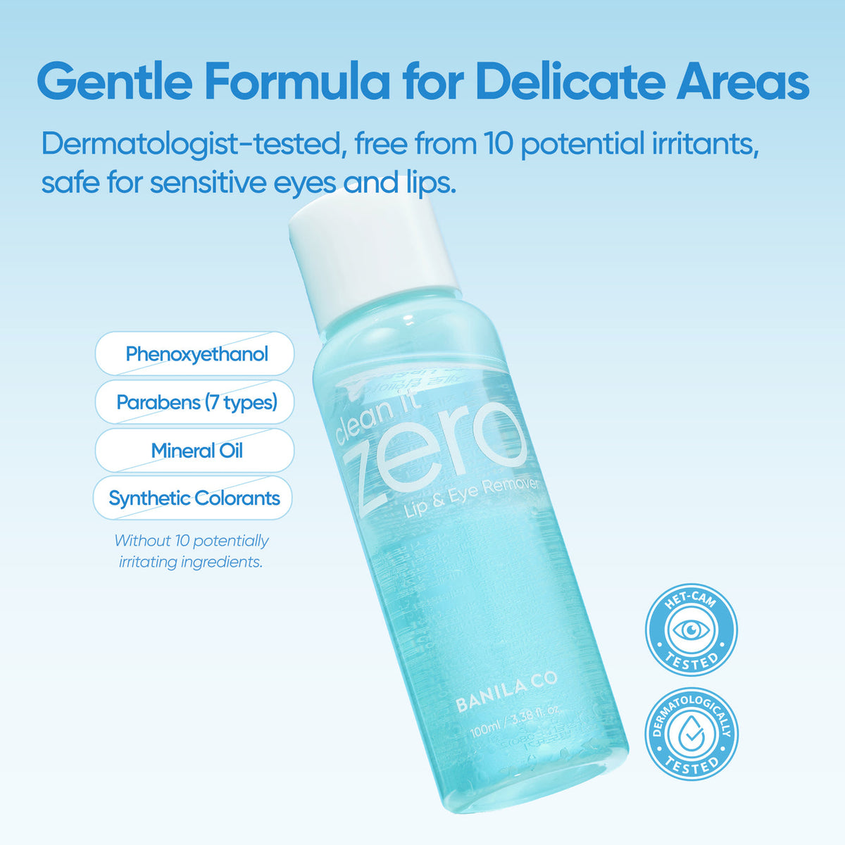 BANILA CO Clean It Zero Lip & Eye Remover how to use