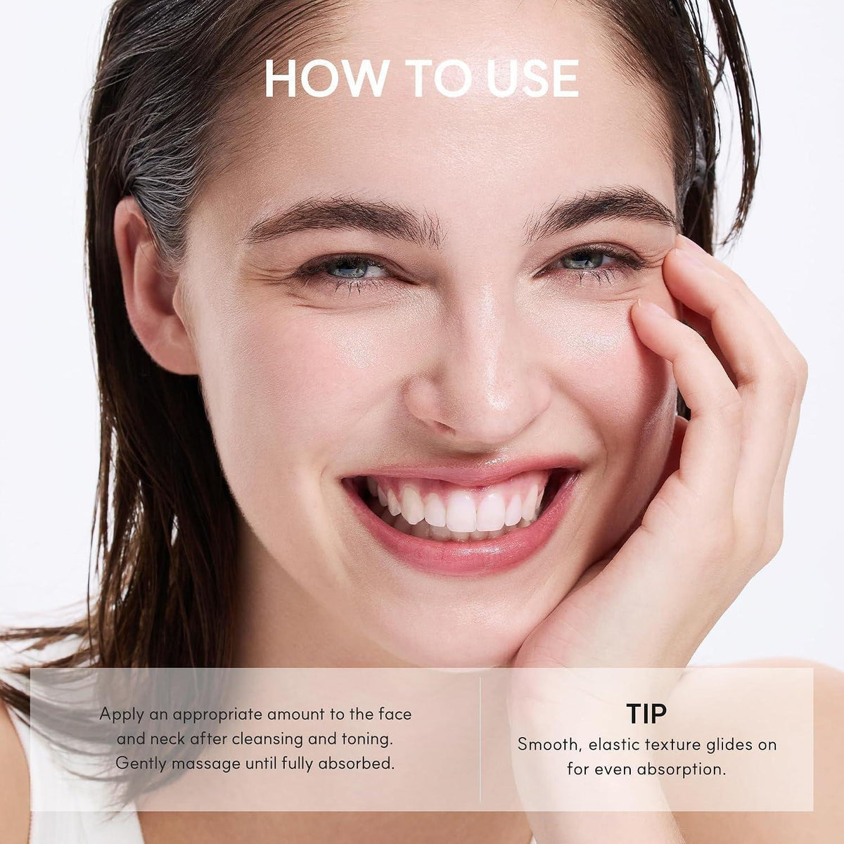 ARENCIA NAD Booster Shot applied to the face
