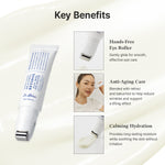 DR.ALTHEA Retinol Flat Iron Eye Roller rolling along the under-eye area