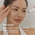 DR.ALTHEA Retinol Flat Iron Eye Roller how to use steps