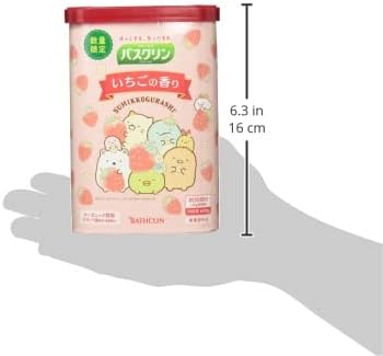 EARTH Bathclin Bath Salt Strawberry 600g