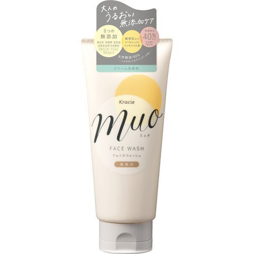 KRACIE Muo Face Wash Cream Cleanser 120g