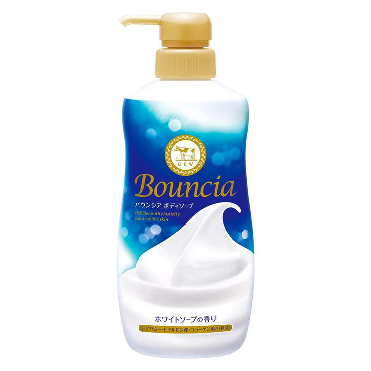 COW BRAND  Bouncia Body Wash Soap for Gentle Cow Milk Cleansing 500ML