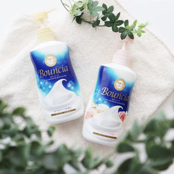 COW BRAND Bouncia Body Soap Pump Airy Bouquet 480ml