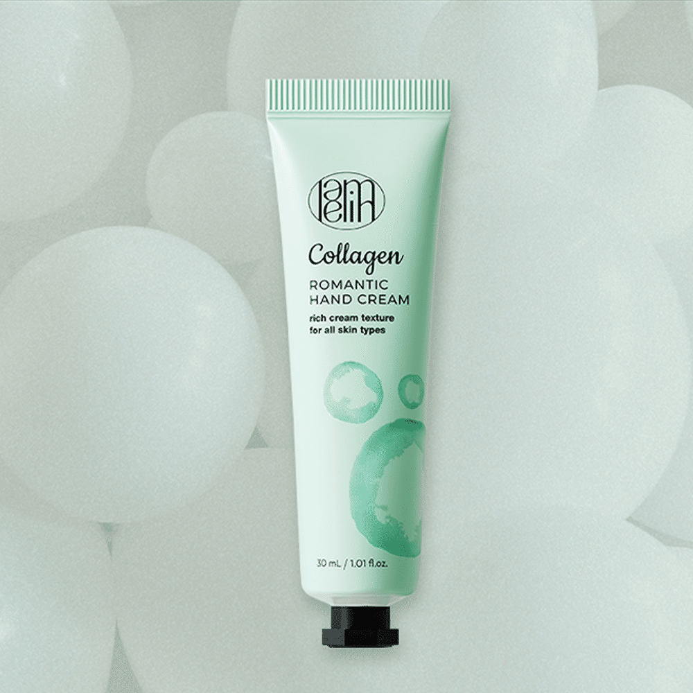 LAMELIN Romantic Hand Cream Collagen 30ml packaging