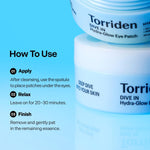 TORRIDEN Dive-In Hydra Glow Eye Patch hydration result
