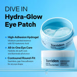 TORRIDEN Dive-In Hydra Glow Eye Patch applied under the eyes