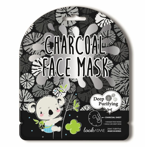 LOOK AT ME Charcoal Face Mask packaging