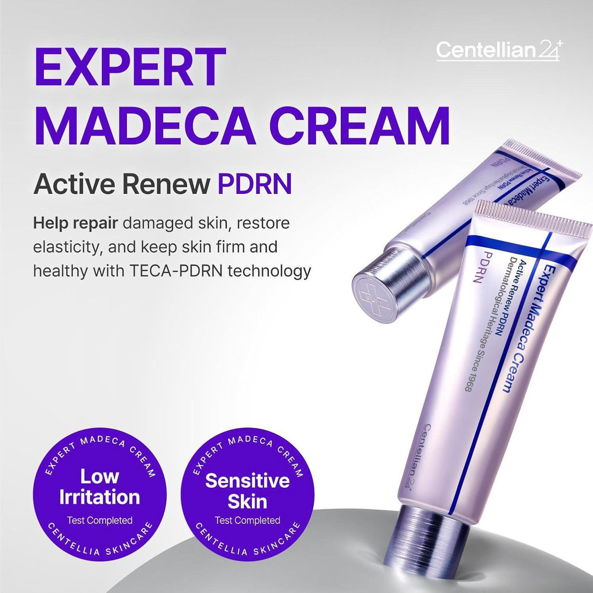CENTELLIAN24 Expert Madeca Cream Active Renew PDRN cream texture swatch