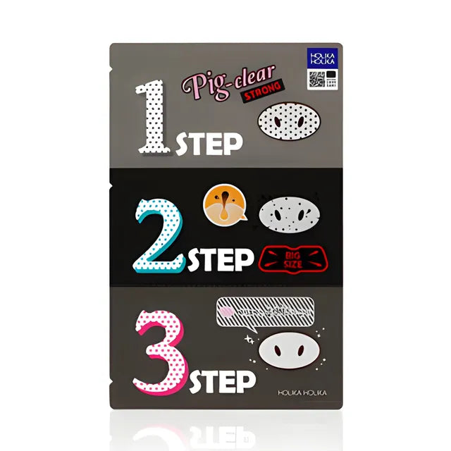 HOLIKA Pig Nose Clear 3 Step Patch Strong (1)