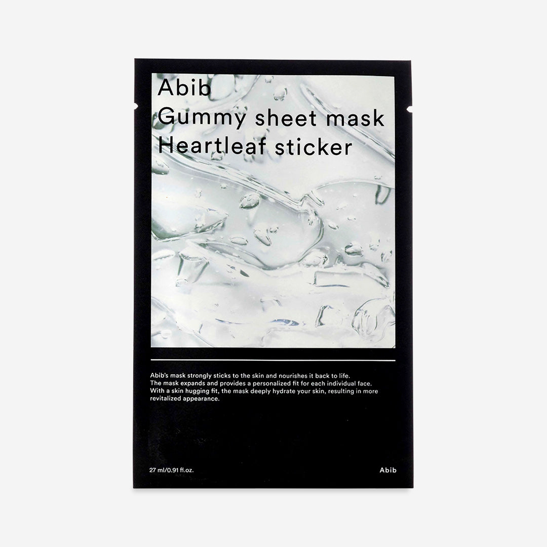 ABIB Gummy Sheet Mask Heartleaf Sticker 1Pcs