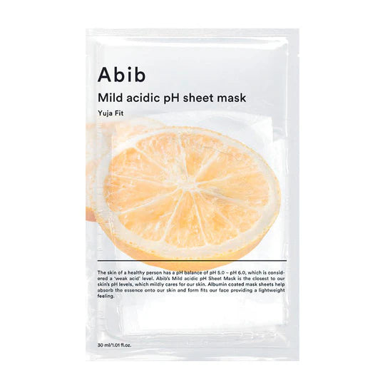 ABIB Mild Acidic PH Sheet Mask Yuja Fit 1pc