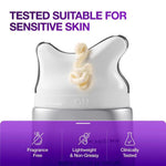 ANUA Collagen Retinol Refining Gua Sha Cream massaging the cheek and jawline