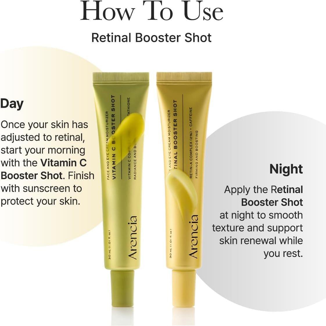 ARENCIA Vitamin C Booster Shot used before makeup