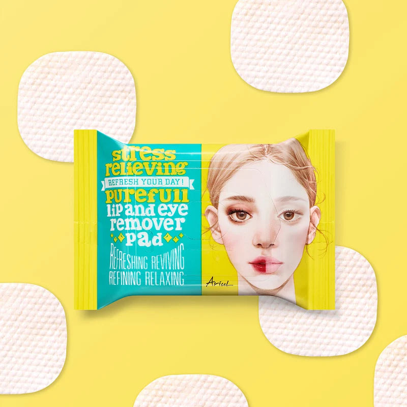 ARIUL The Perfect Refresh Your Day Lip And Eye Remover Pad 30 Pads