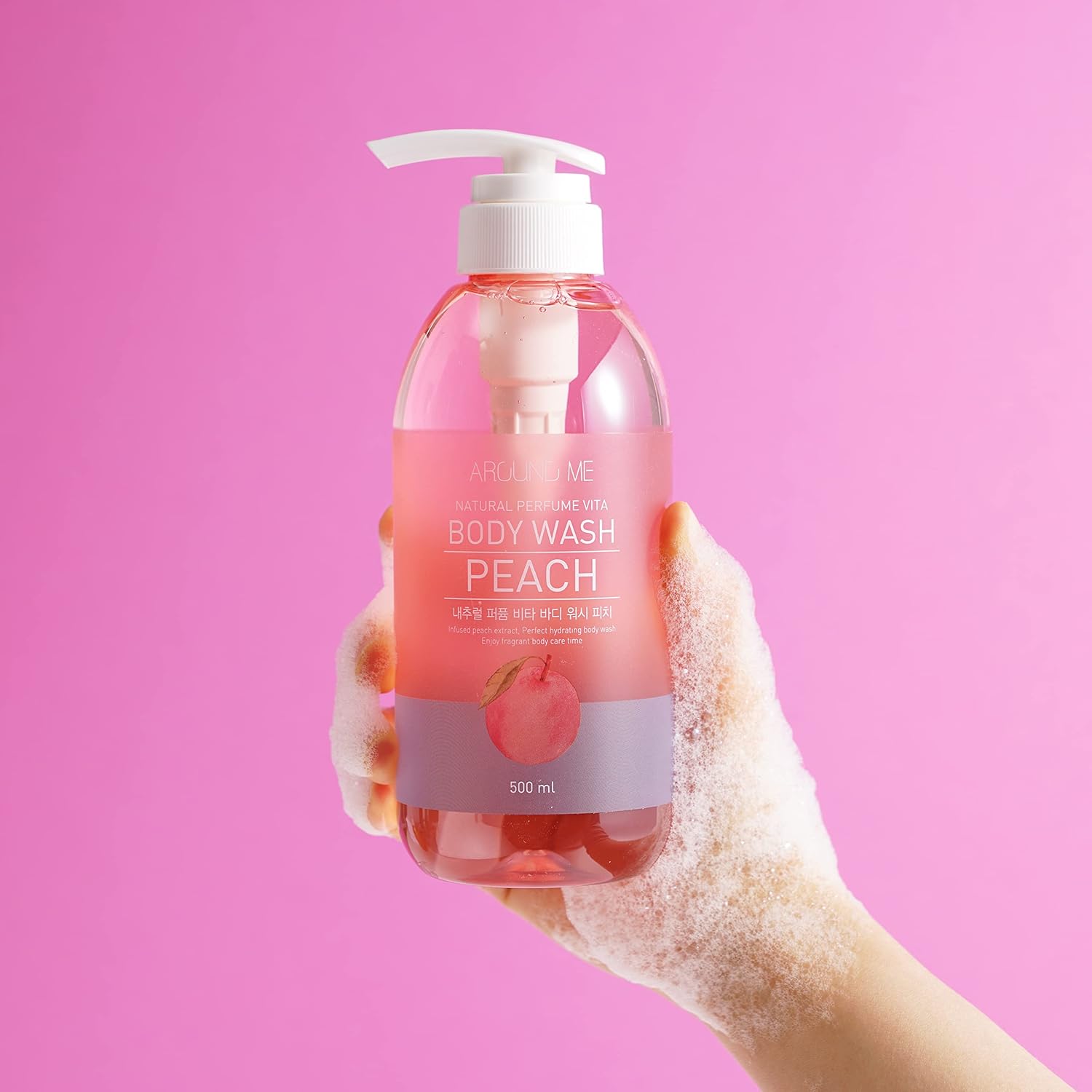 AROUND ME Gentle Natural Peach Body Milk