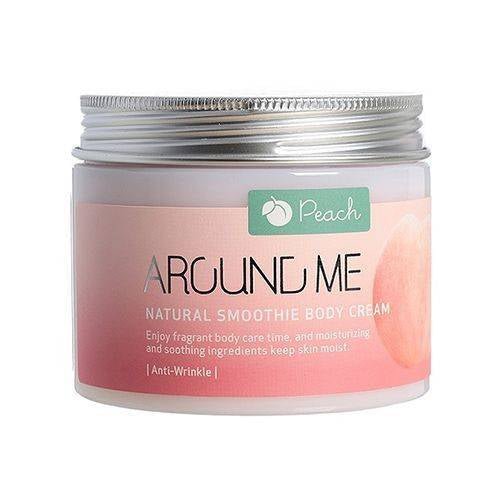AROUND ME Natural Smoothie Body Cream Peach 300g