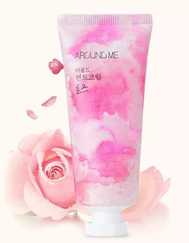 AROUND ME Perfume Hand Cream Rose 60g