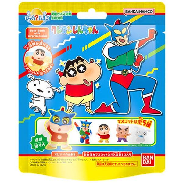 BANDAI  Bath Ball With Toy Crayon Shin Chan Blue