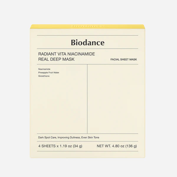 BIODANCE Radiant Vita Niacinamide Real Deep Mask  (4)
