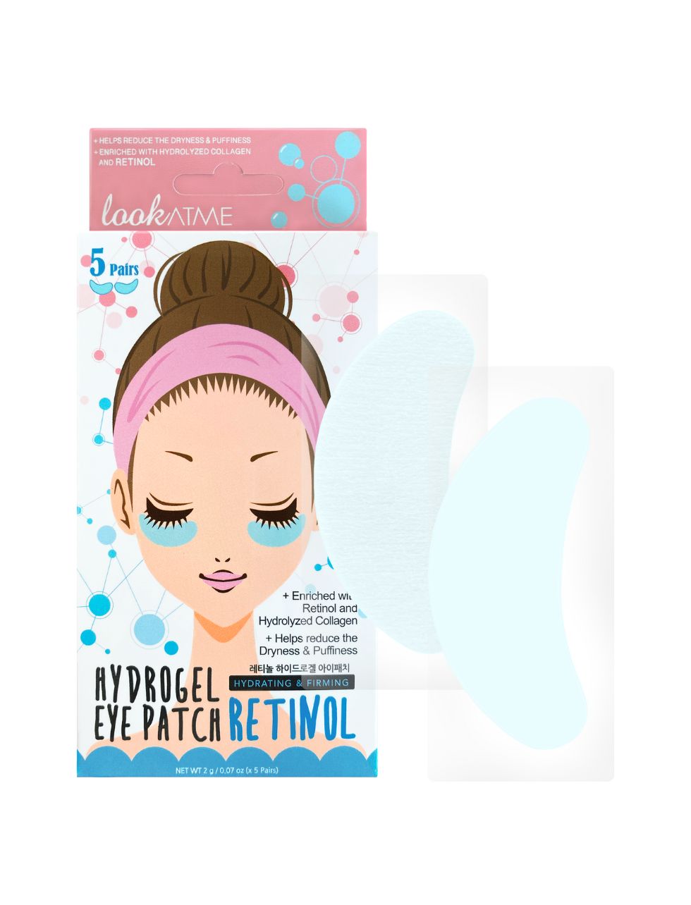 LOOK AT ME Hydrogel Eye Patch Retinol packaging