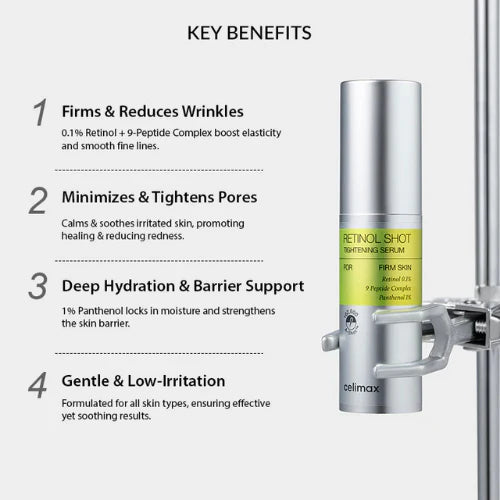 CELIMAX Retinol Shot Tightening Serum 30ml