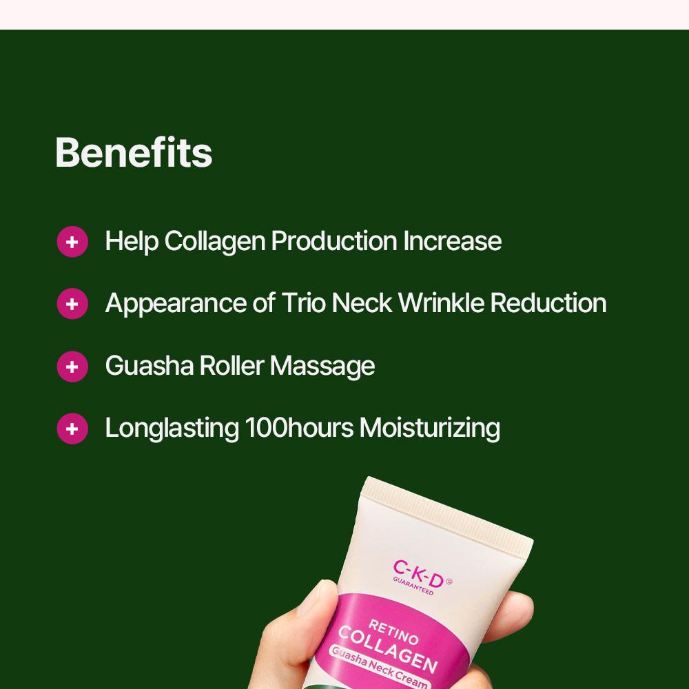 CKD Retino Collagen Small Molecule 300 Guasha Neck Cream 50ml