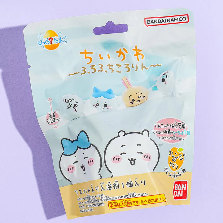 BANDAI Bikkura Tamago Wandaful Purikure Bath Ball Orange