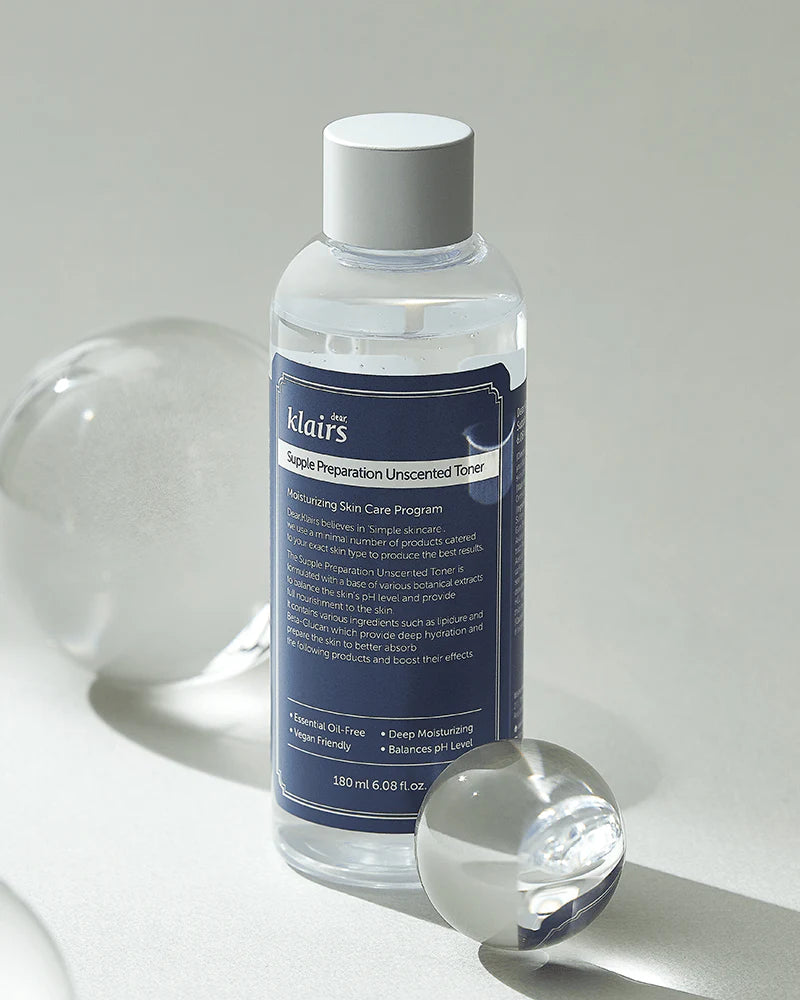 DEAR KLAIRS Supple Preparation Unscented Toner 180ml