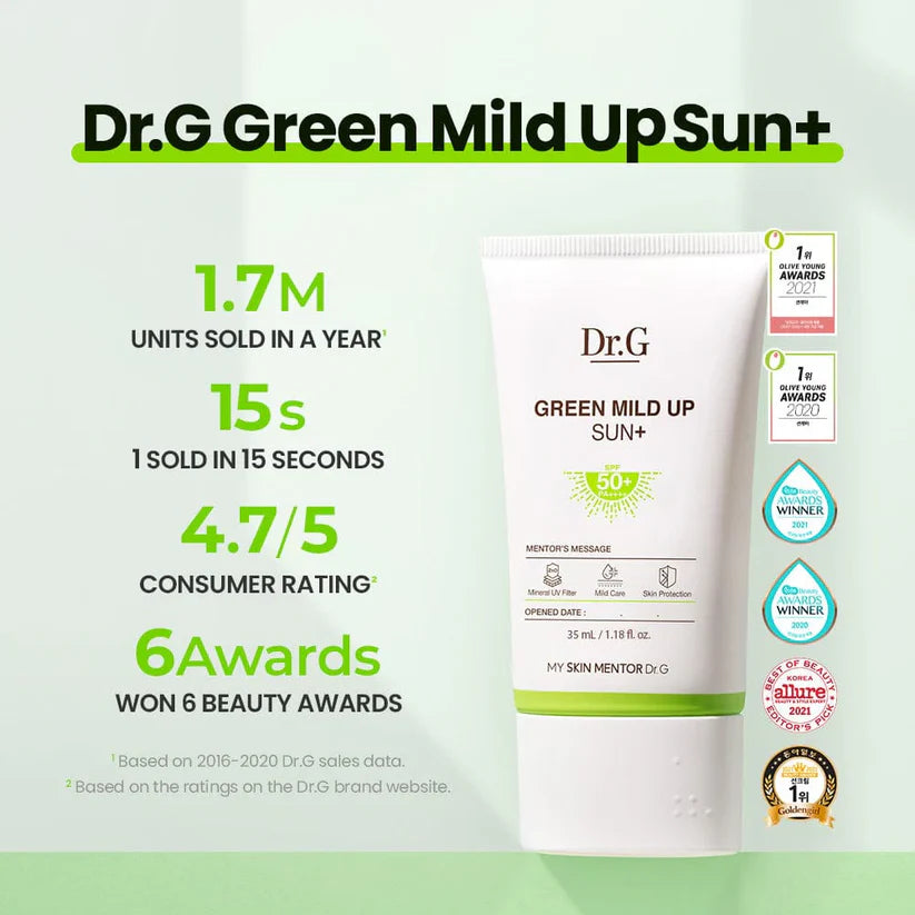 DR G GREEN MILD UP SUN+ SPF50+ 50ml