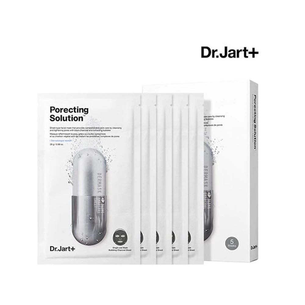 Dr. Jart Porecting Bubbling Charcoal Mask 5pc