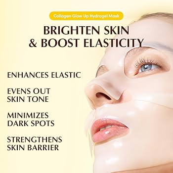EQQUALBERRY Collagen Glow up Hydrogel Mask - 1 BOX / 4 PCS