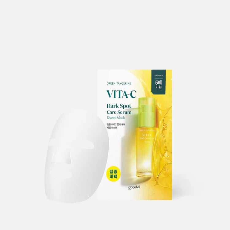 GOODAL Green Tangerine Vita C Dark Spot Serum Sheet Mask