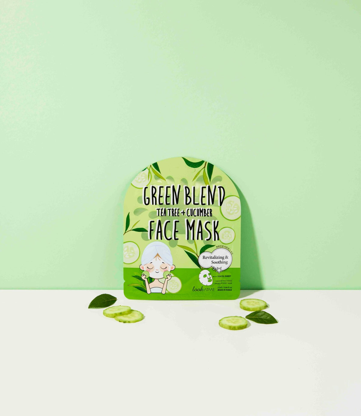 LOOK AT ME Green Blend Tea Tree Cucumber Face Mask product detail