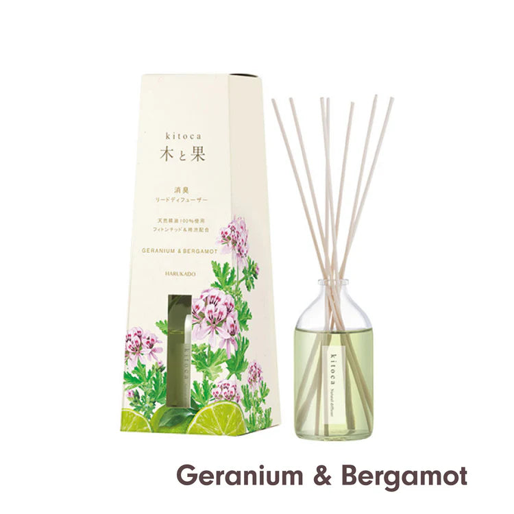HARUKADO Kitoca Room Diffuser Geranium & Bergamot