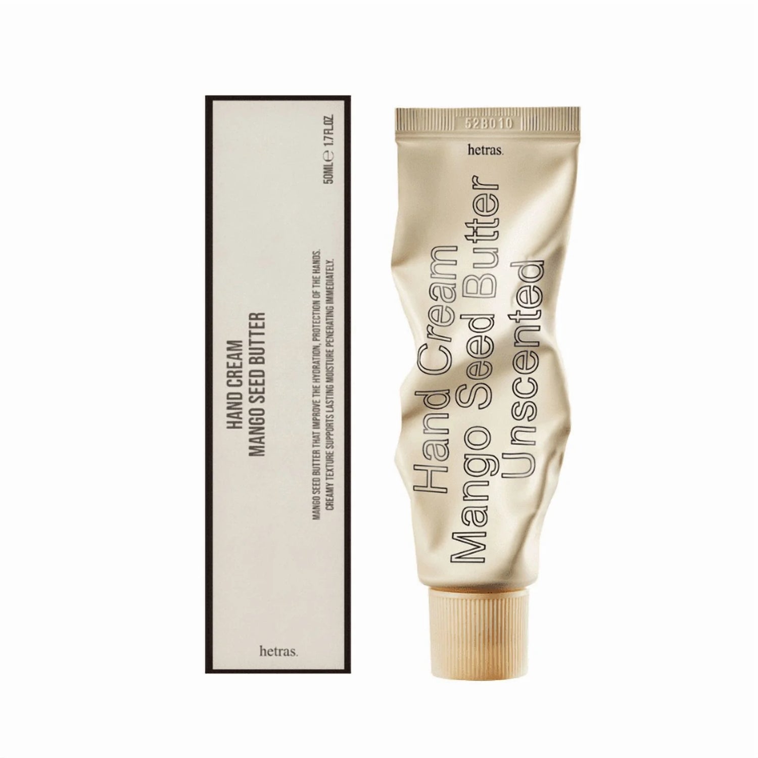 HETRAS Perfumed Mango Seed Butter Hand Cream 50ml - Unscented