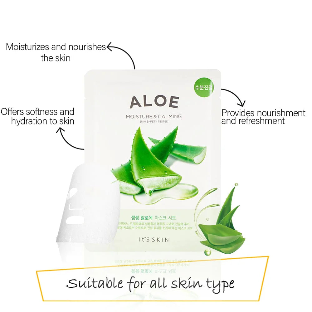 ITS SKIN The Fresh Mask Sheet Aloe 1PC