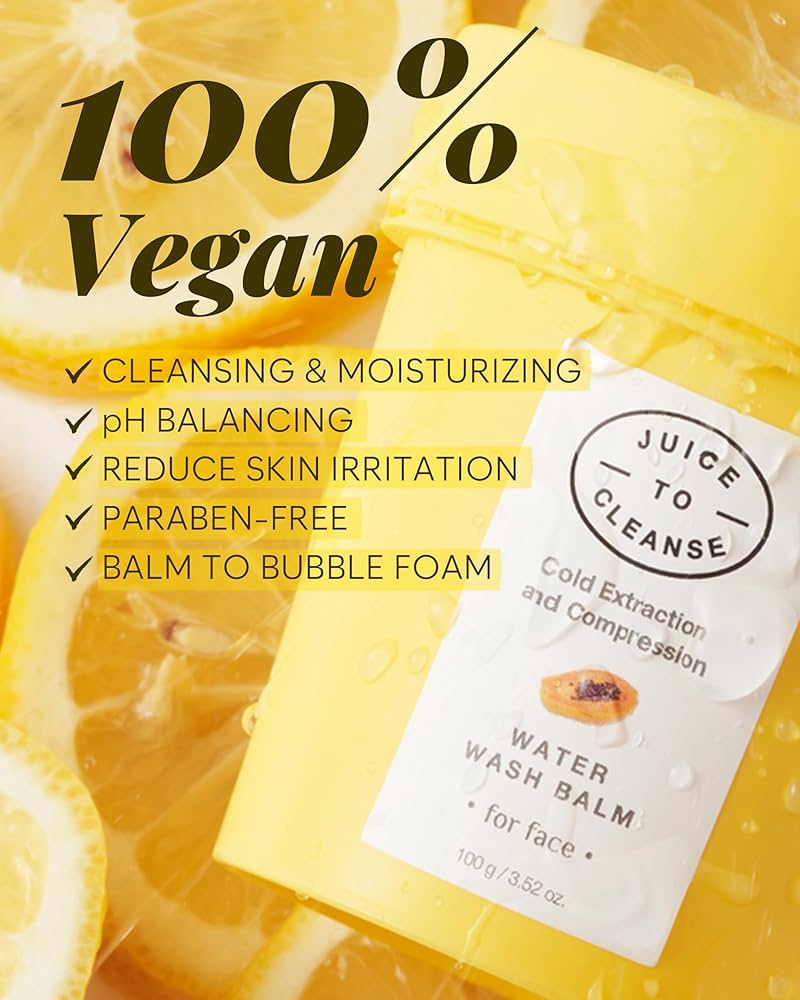 JUICE TO CLEANSE Water Wash Balm 100g