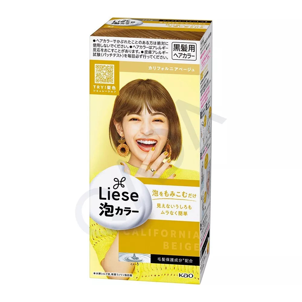 KAO Liese Bubble Hair Color CALIFORNIA BEIGE