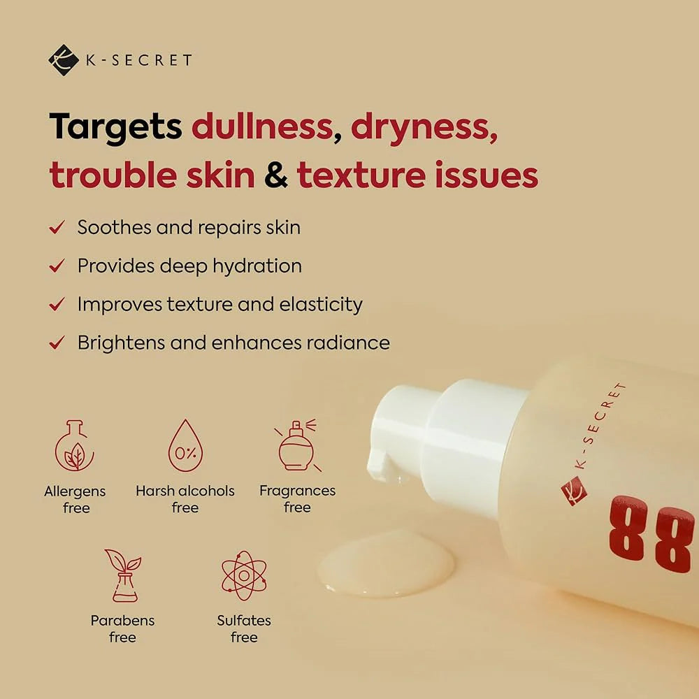 KSECRET Seoul 1988 Essence Snail Mucin 97% + Rice 100ml