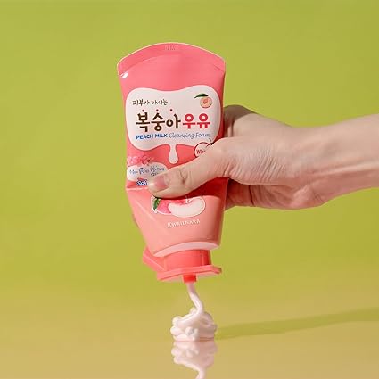 KWAILNARA Peach Milk Cleansing Foam 120ml