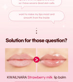 KWAILNARA Strawberry Milk Lip Balm