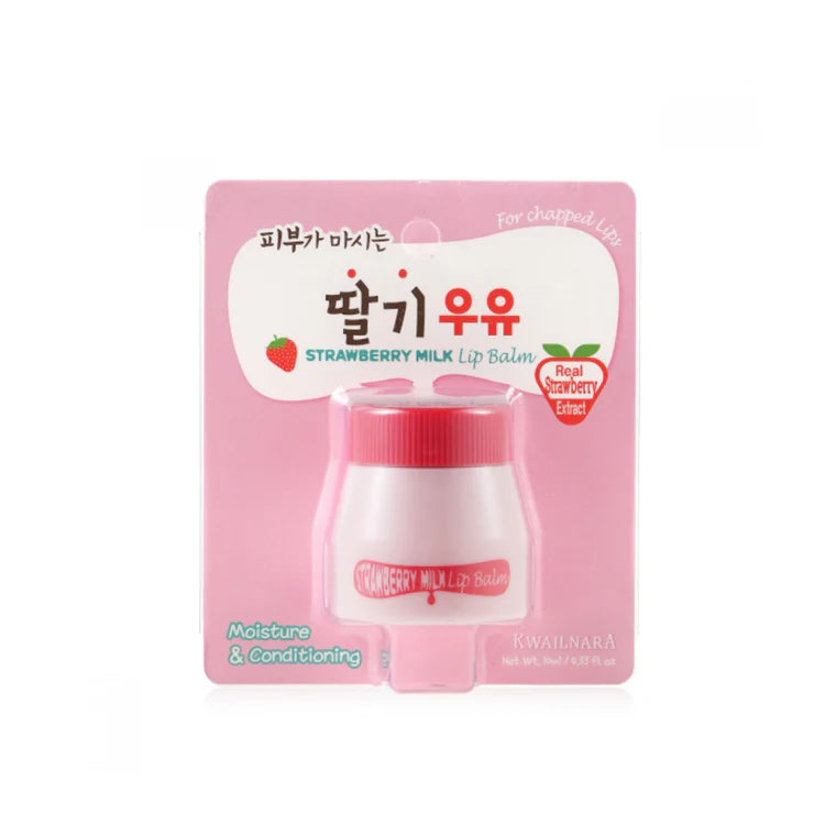 KWAILNARA Strawberry Milk Lip Balm