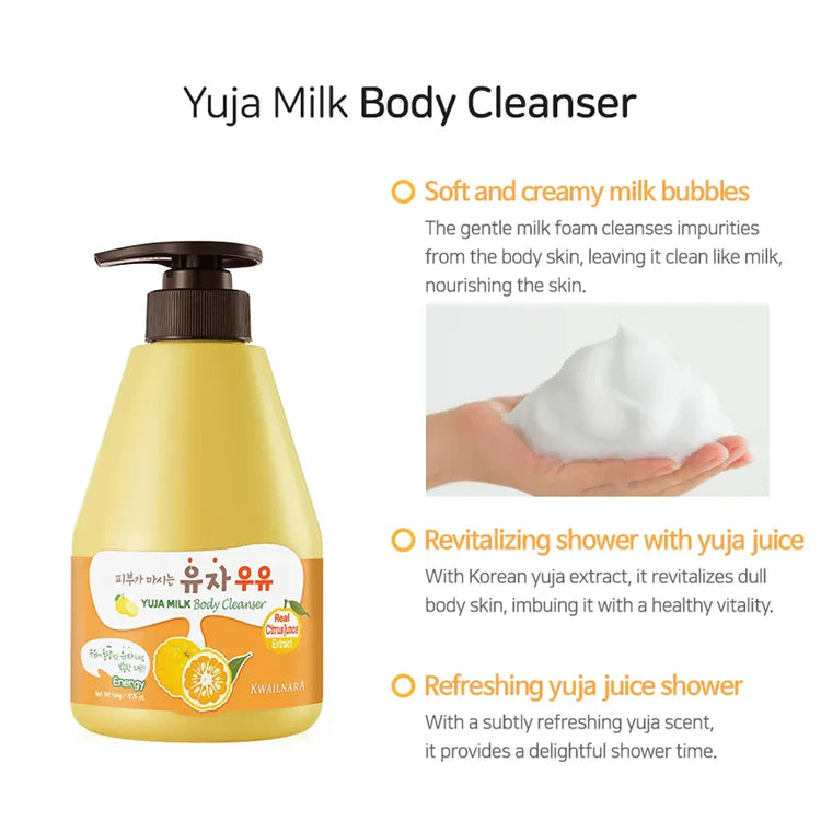 KWAILNARA Yuja Milk Body Cleaser 560g