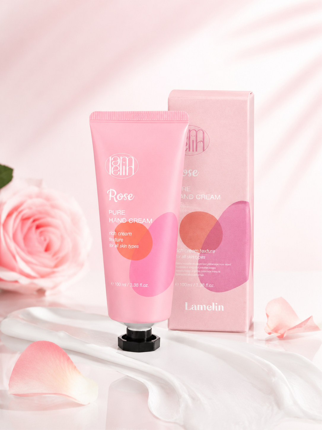 LAMELIN Pure Hand Cream Rose 100ml product detail
