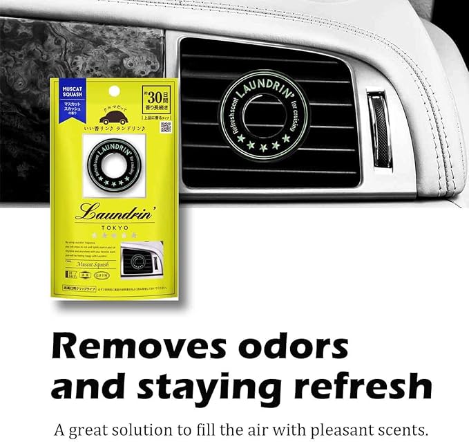 LAUNDRIN  Car Fragrance Muscat Squash