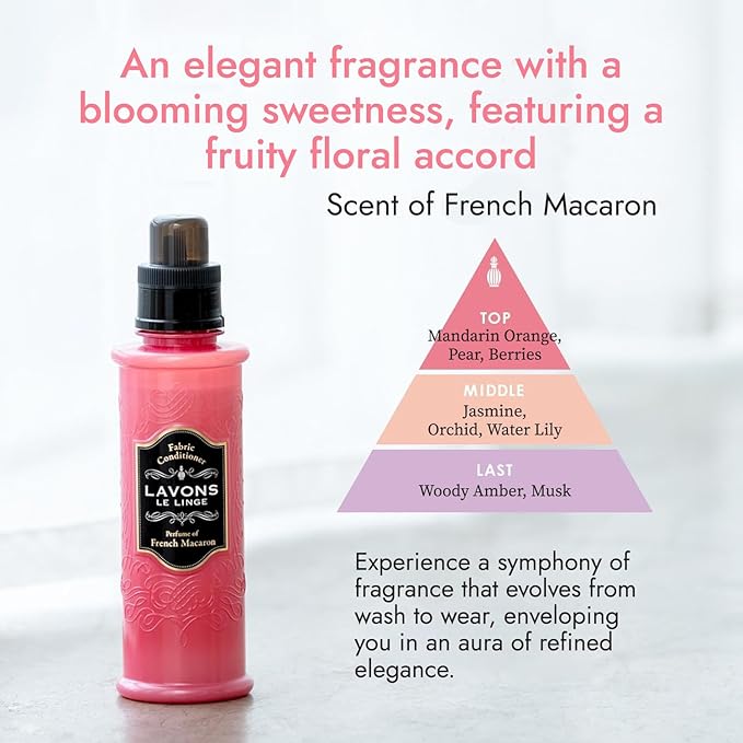 LAVONS Fabric Conditioner Pink French Macaron
