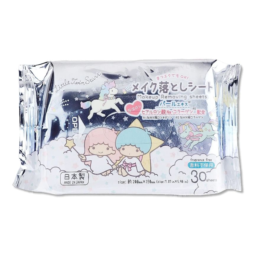DAISO Sanrio Little Twin Stars Makeup Removing Sheets 30pcs pack