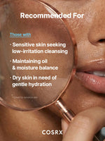 COSRX Low pH Good Morning Gel Cleanser lathering in wet hands