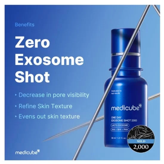MEDICUBE One Day Exosome Shot Pore Ampoule 2000 30ml